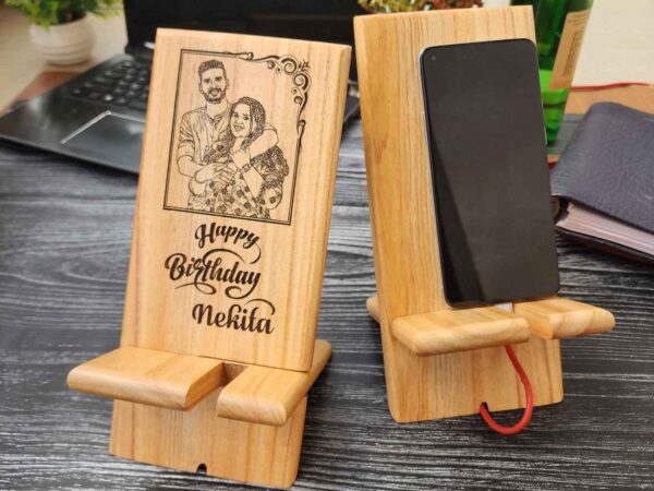 Wooden Phone Stand - Image 2